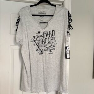 Hard Rock Cafe Light Gray Graphic Tee